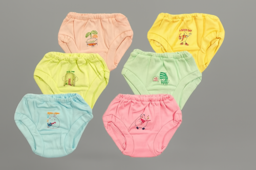 Kids Cotton Underwear, Drawer, Briefs, Panty Multicolor Pack